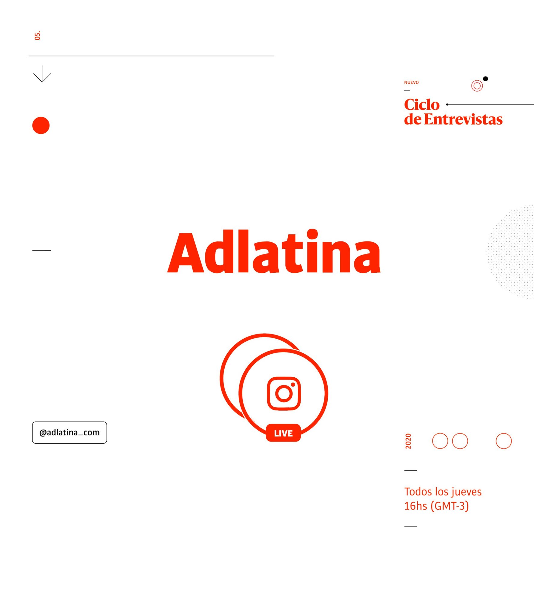 Adlatina Instagram Live card