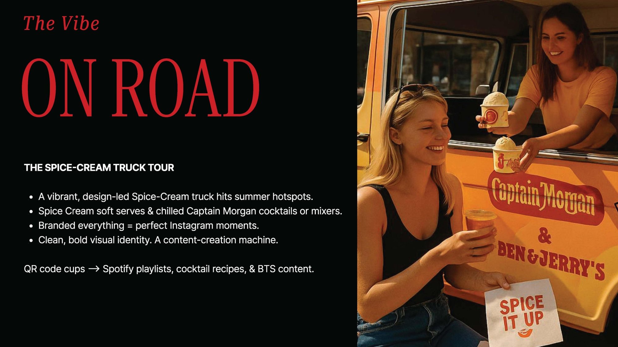 On the road: the Spice-Cream truck tour