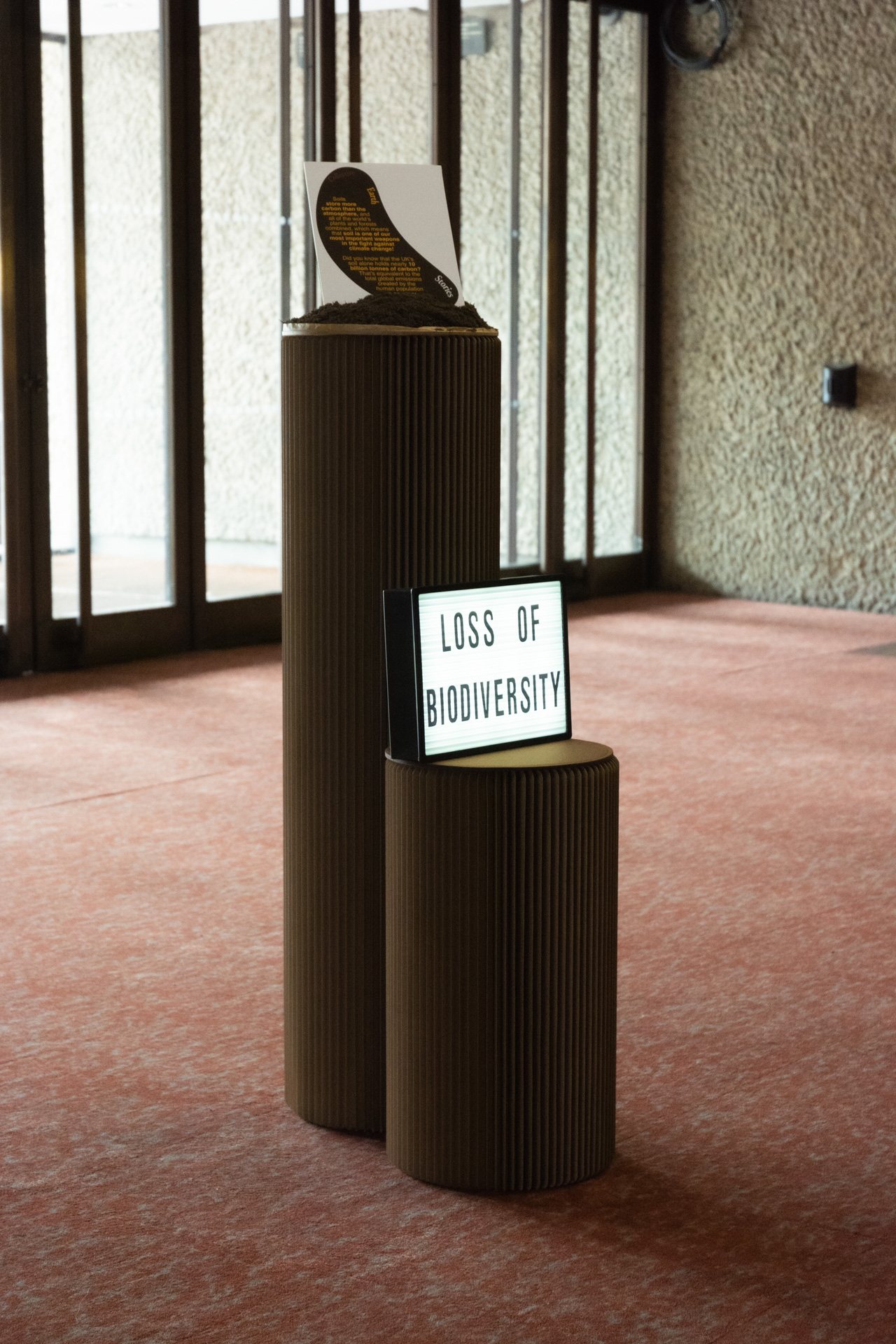 Loss of biodiversity plinth