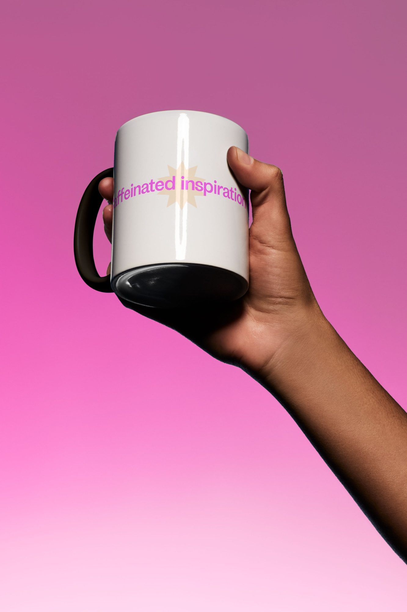 Caffeinated inspiration mug