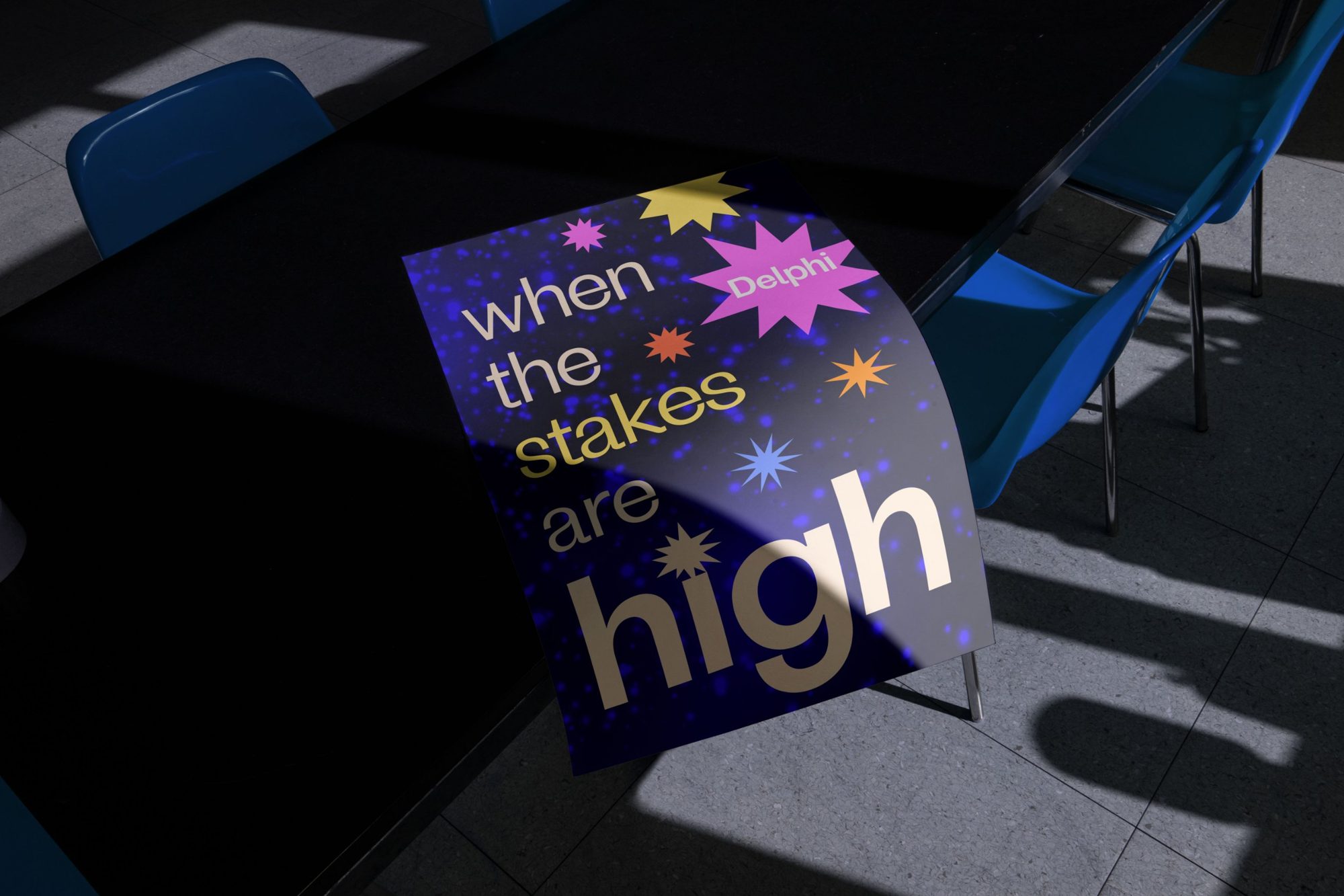 When the stakes are high poster