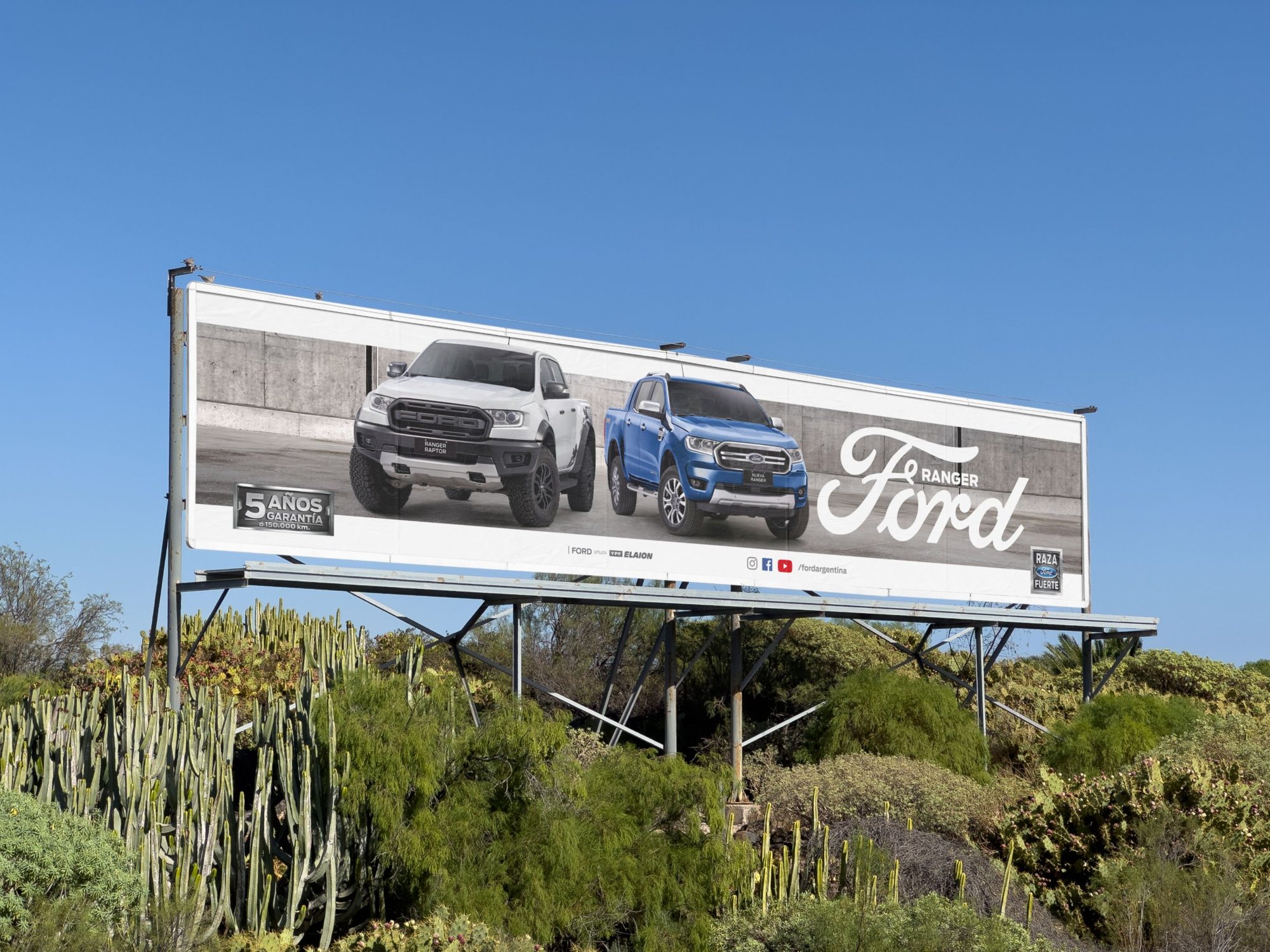 Ranger and Ranger Raptor billboard