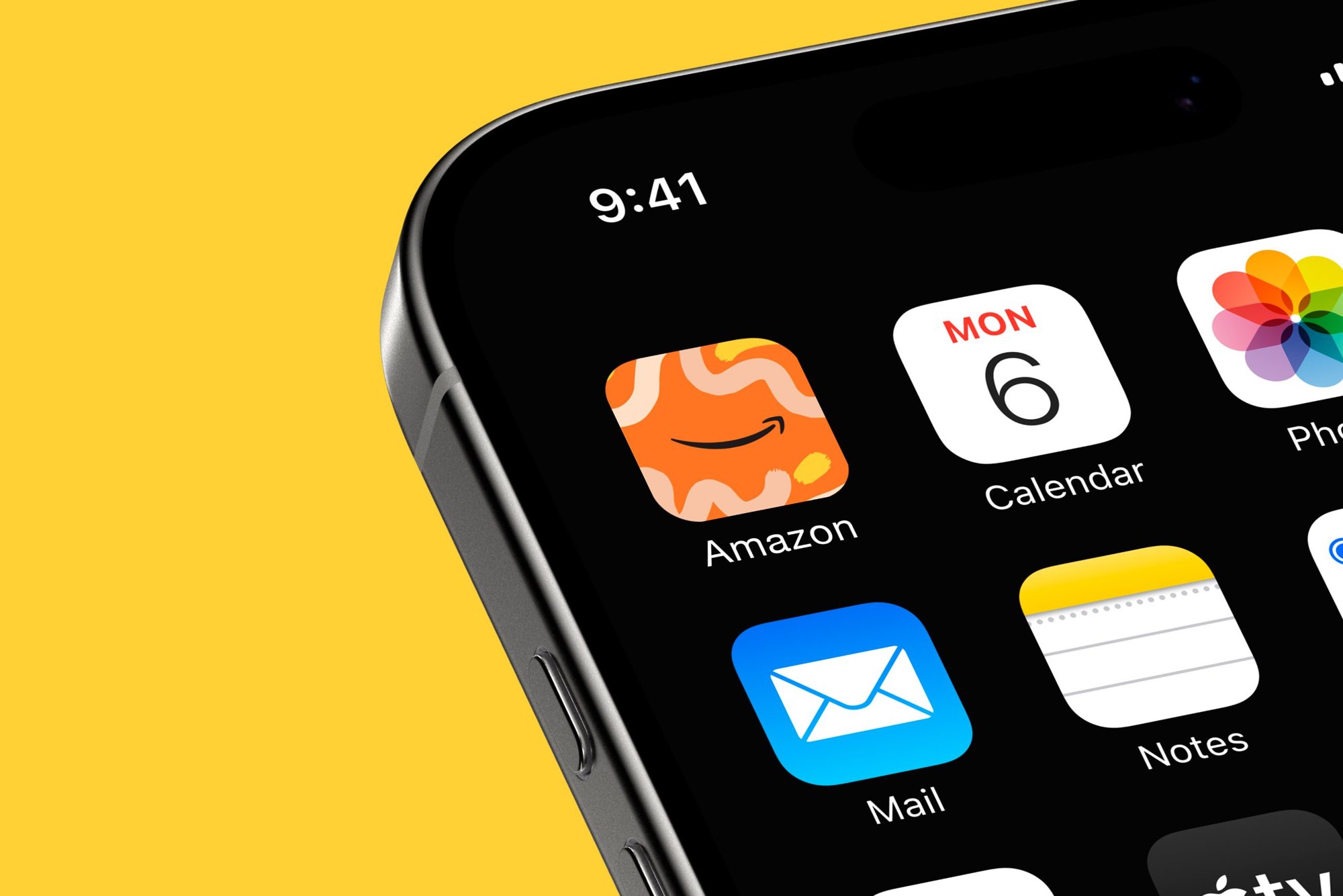 Amazon app icon in the campaign pattern