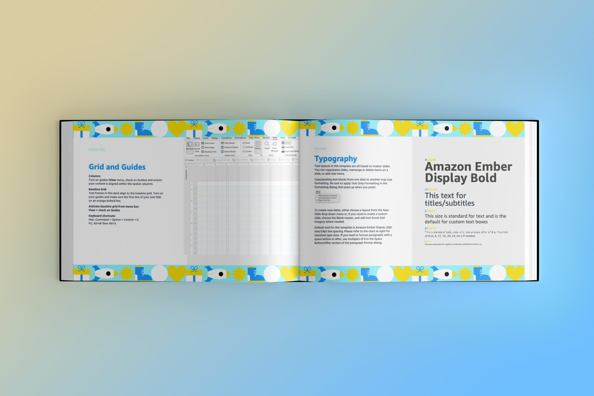 Presentation template guidelines