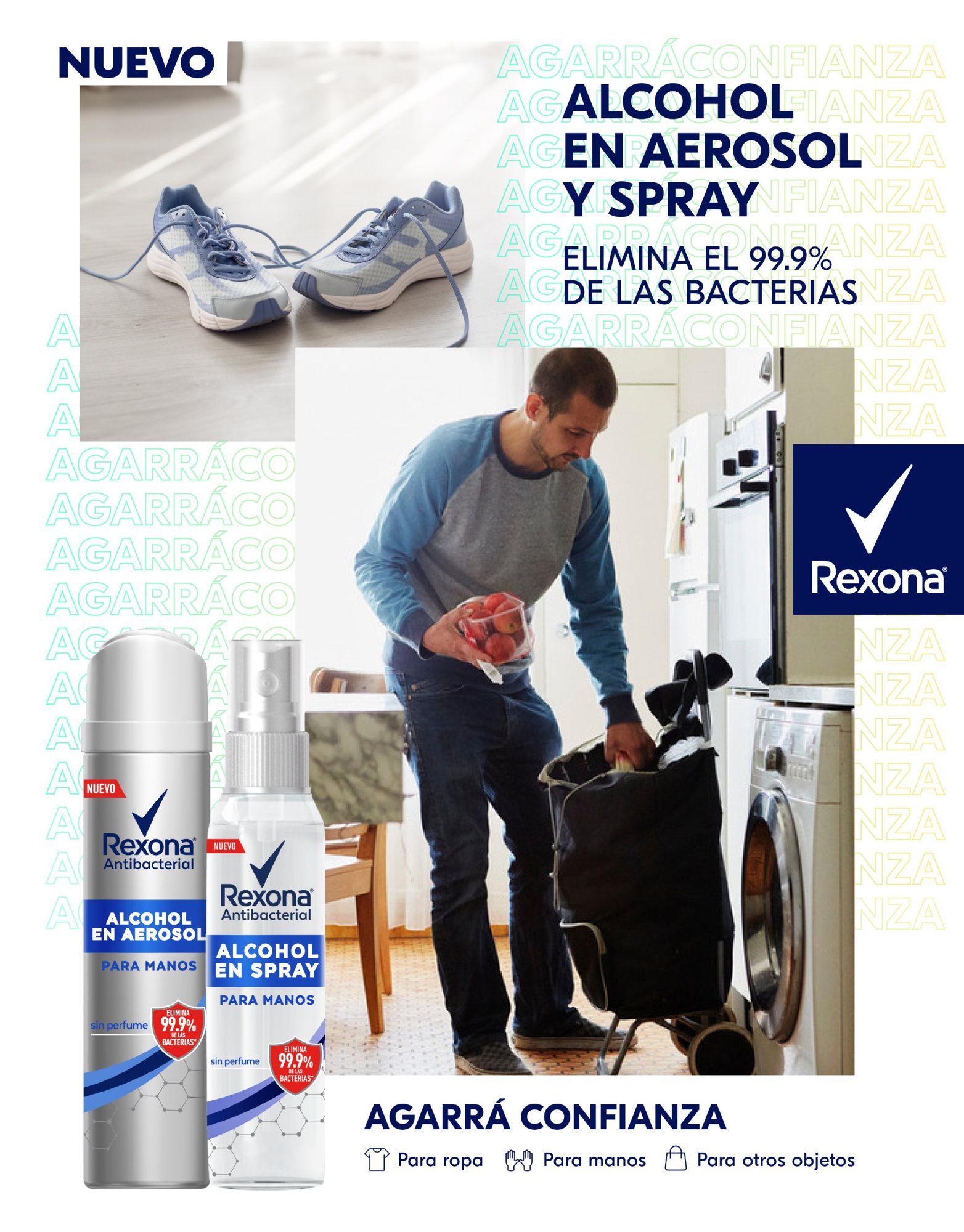 Key visual for the alcohol aerosol and spray